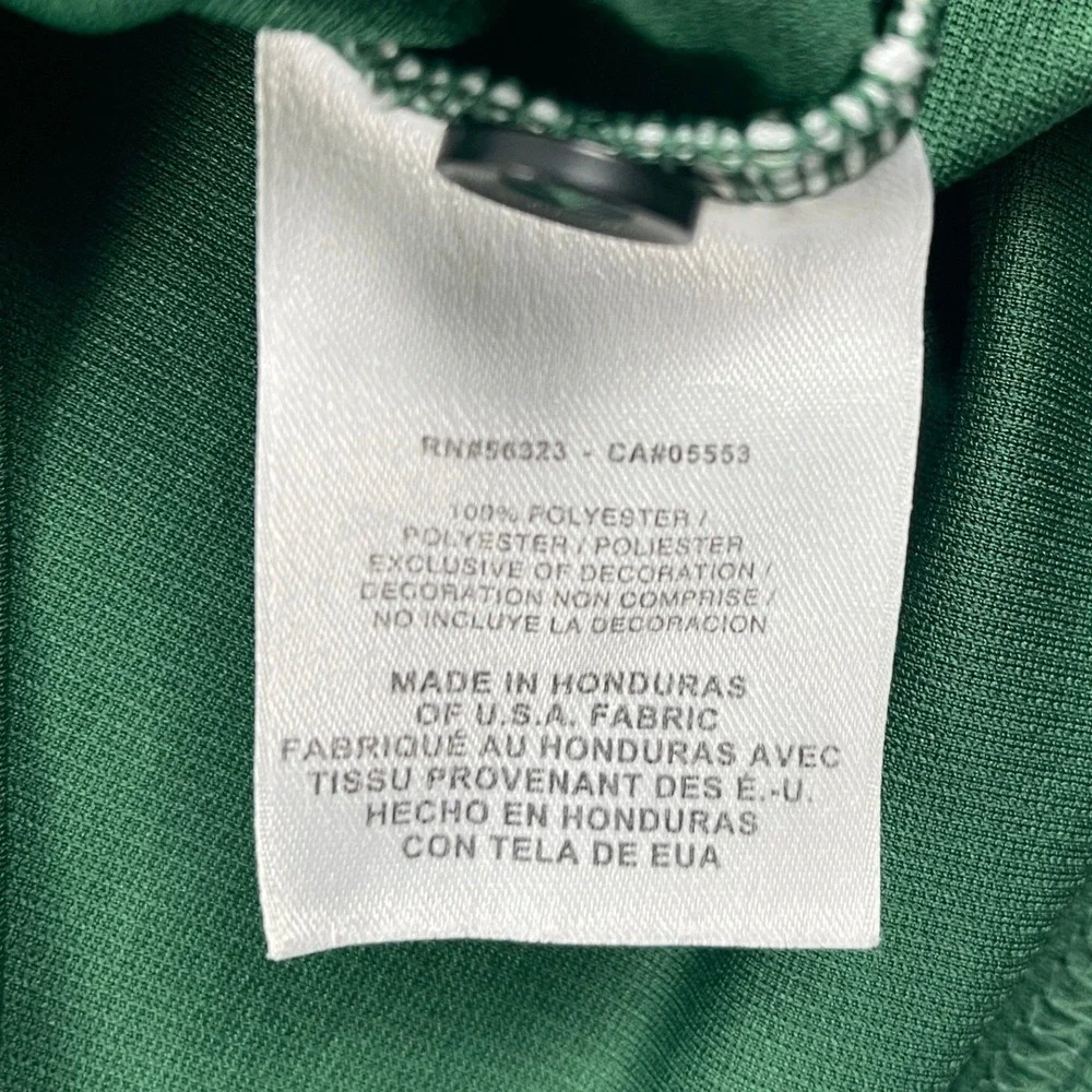 Nike Mens Small Green Polo Shirt Dri-Fit Short Sleeve‎ Performance